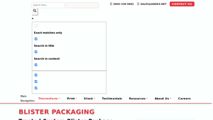 Andex - Blister Packaging Solutions