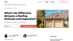 Angi - Roofing Estimates & Inspections