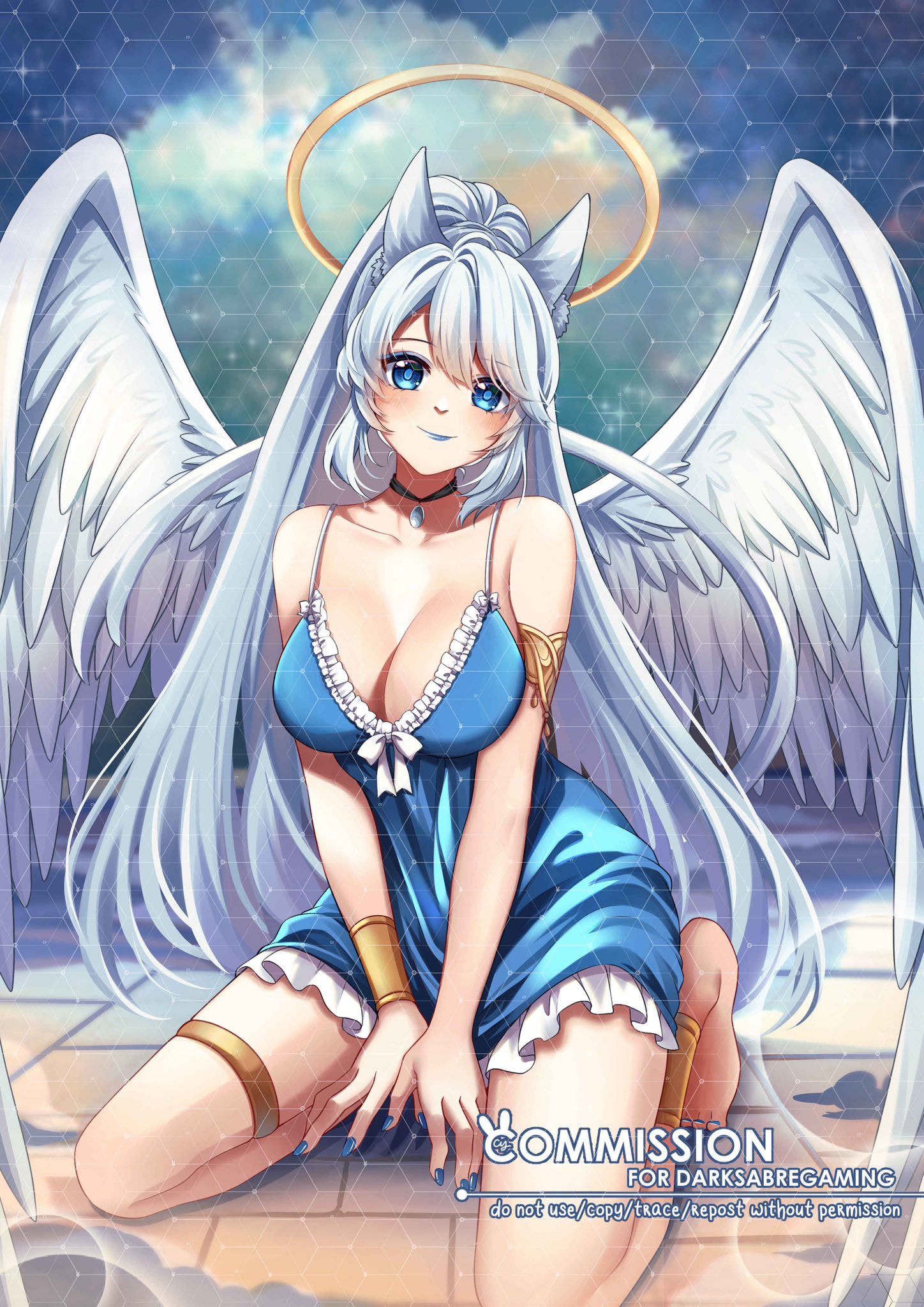An application scenario or product detail of anime angel sexy outfit - Image 6