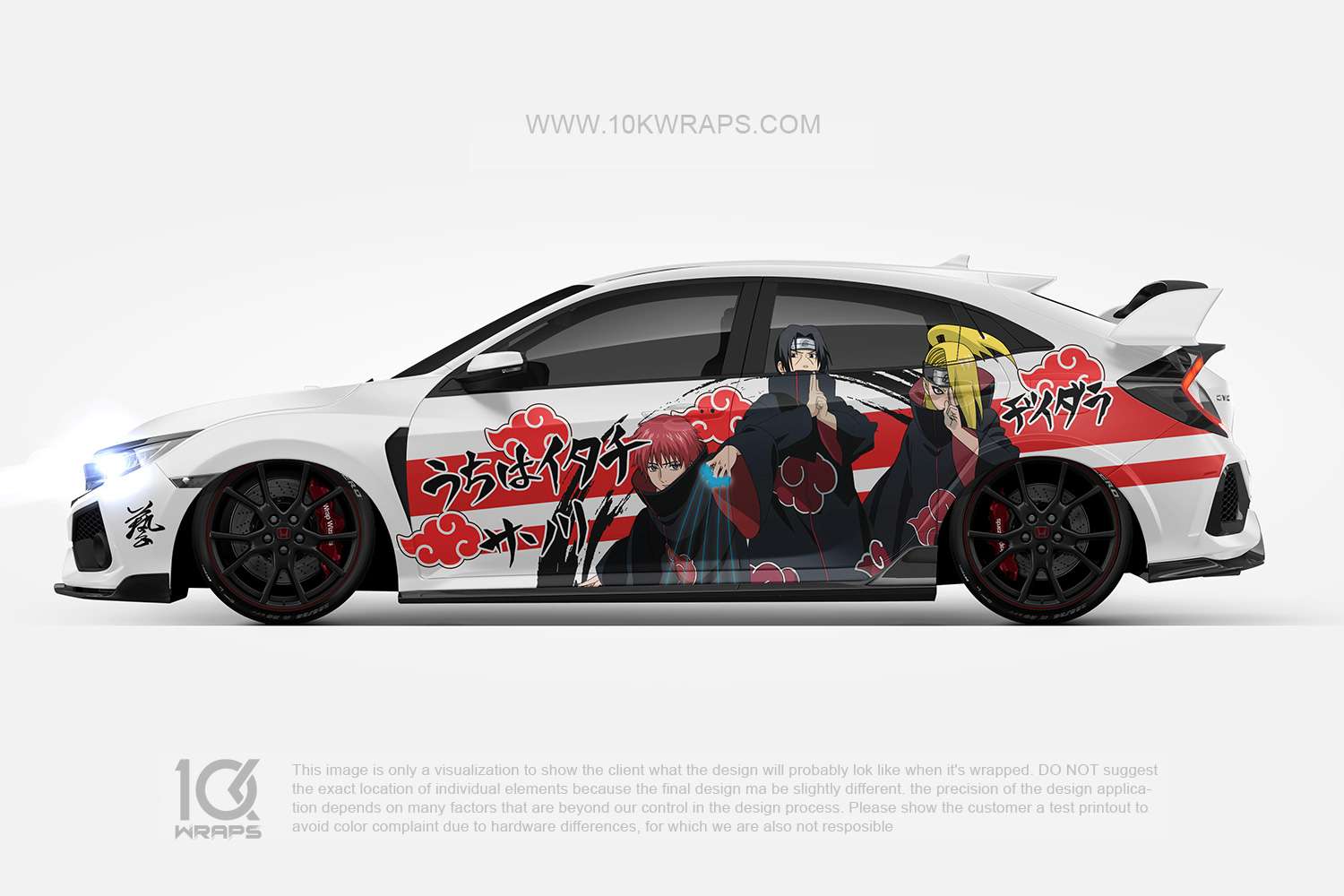 An application scenario or product detail of anime car vinyl wrap - Image 5