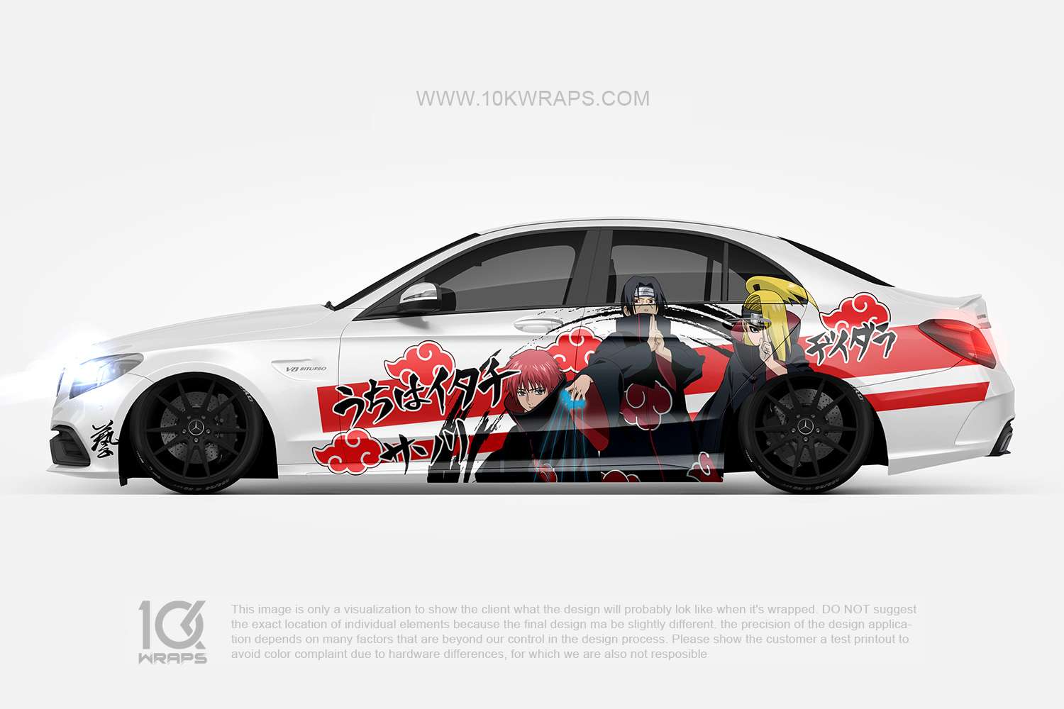 An application scenario or product detail of anime car vinyl wrap - Image 7