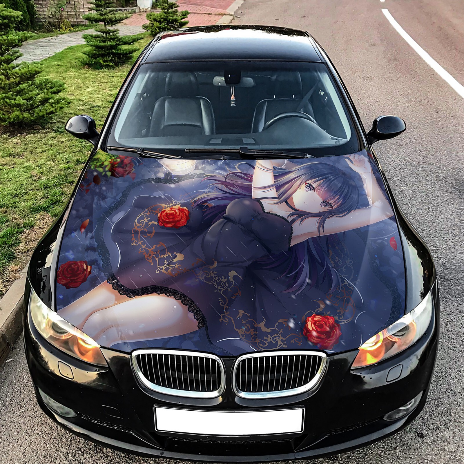 An application scenario or product detail of anime car vinyl wrap - Image 20