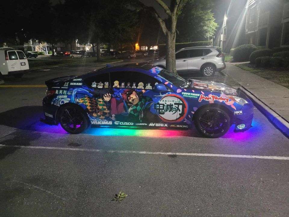 An application scenario or product detail of anime car wrap - Image 4