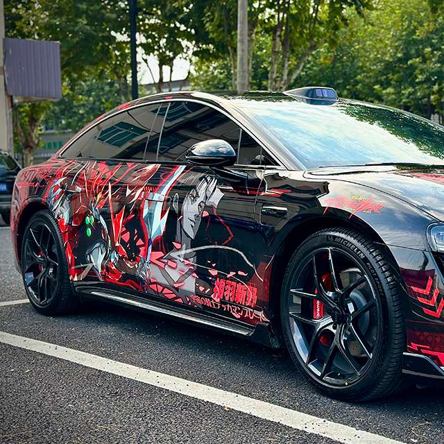 An application scenario or product detail of anime car wrap - Image 8