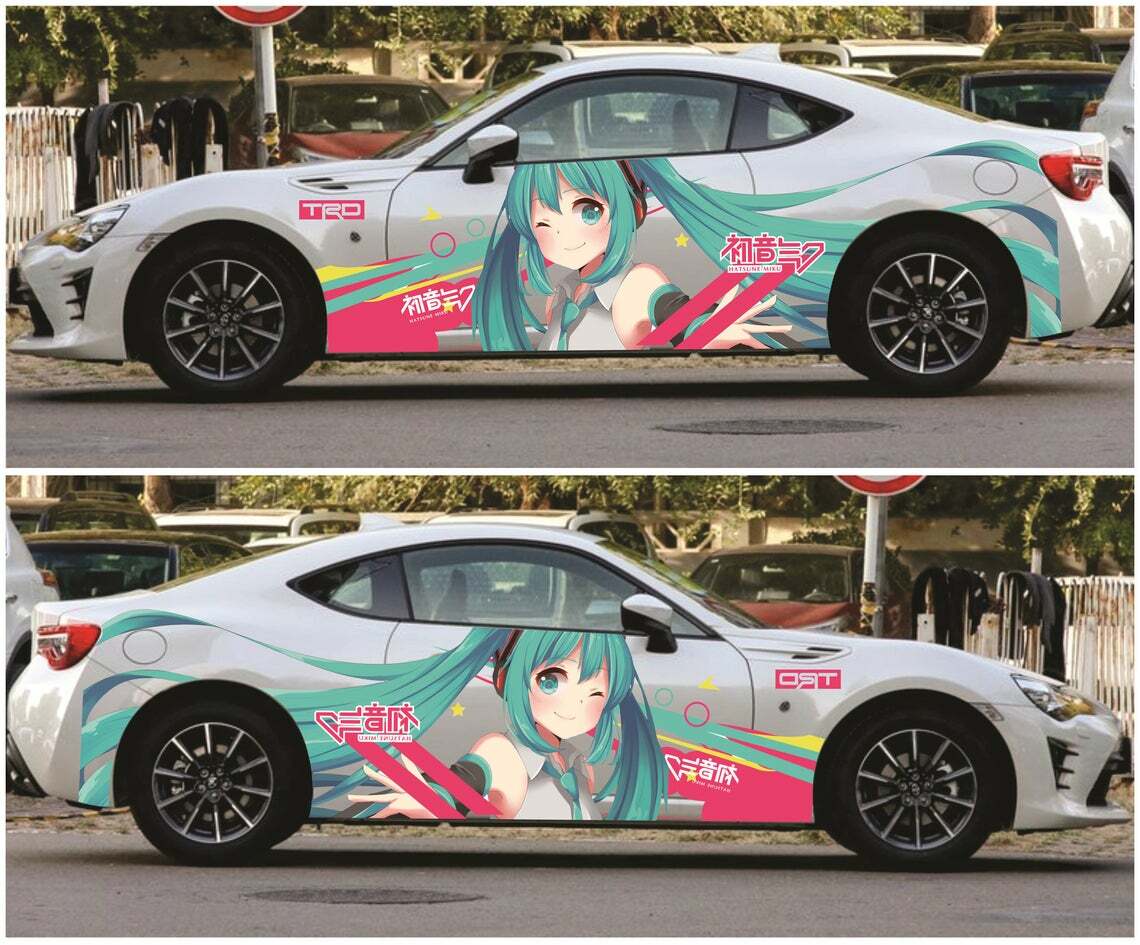 An application scenario or product detail of anime car wrap - Image 15