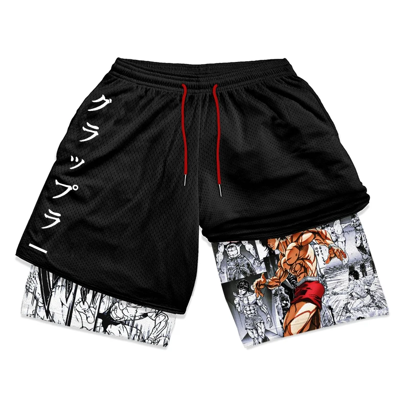 An application scenario or product detail of anime gym shorts - Image 16
