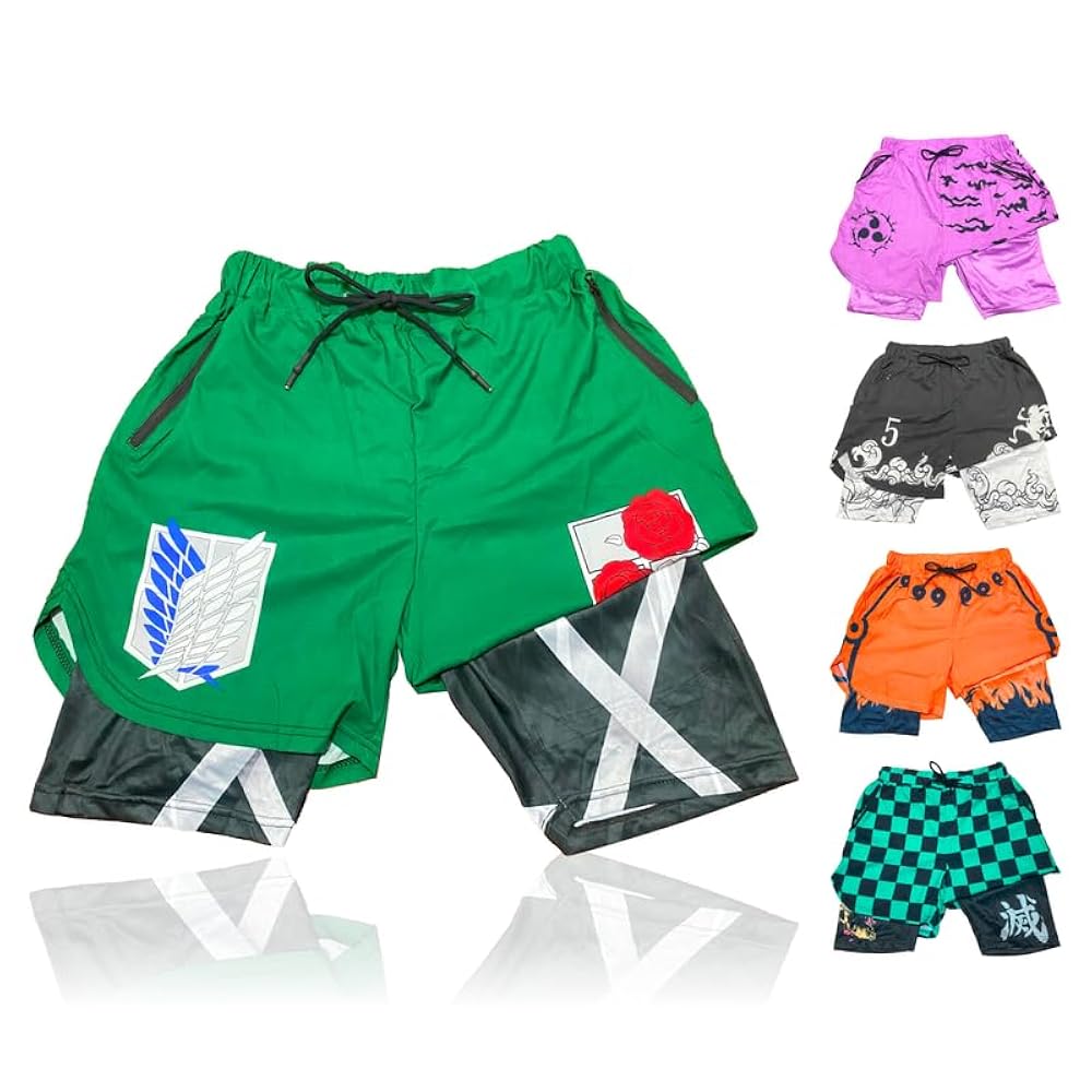 An application scenario or product detail of anime gym shorts - Image 19