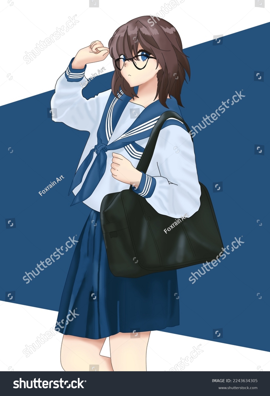 An application scenario or product detail of anime school girl uniform - Image 3