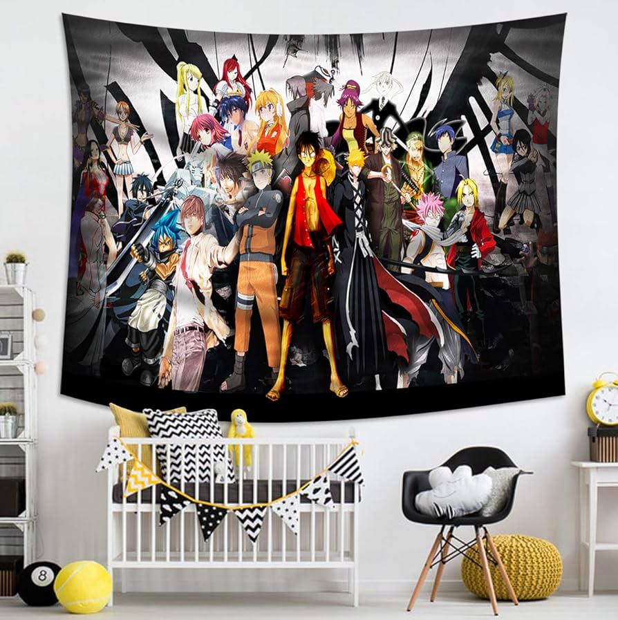 An application scenario or product detail of anime tapestry - Image 1