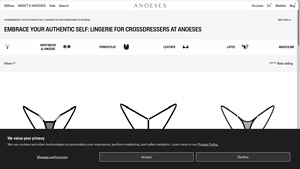Anoeses - Lingerie for Crossdressers
