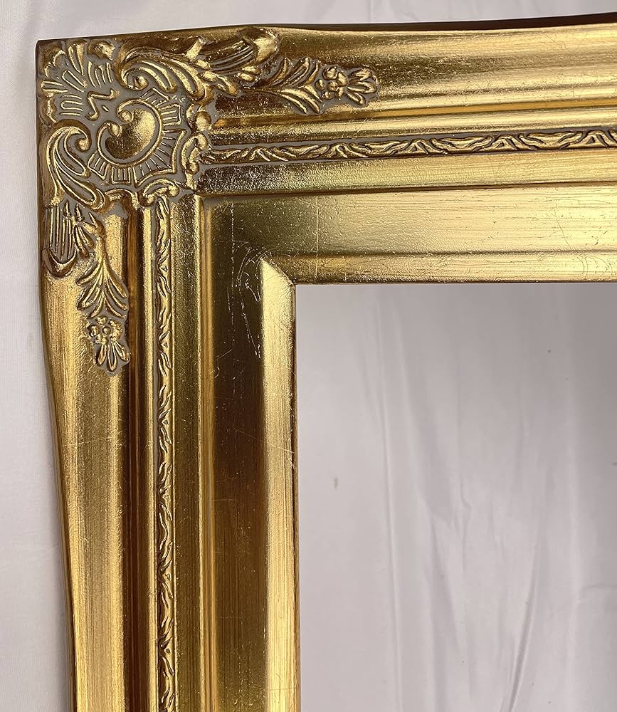 An application scenario or product detail of antique gold frame on wall 24x36 - Image 3