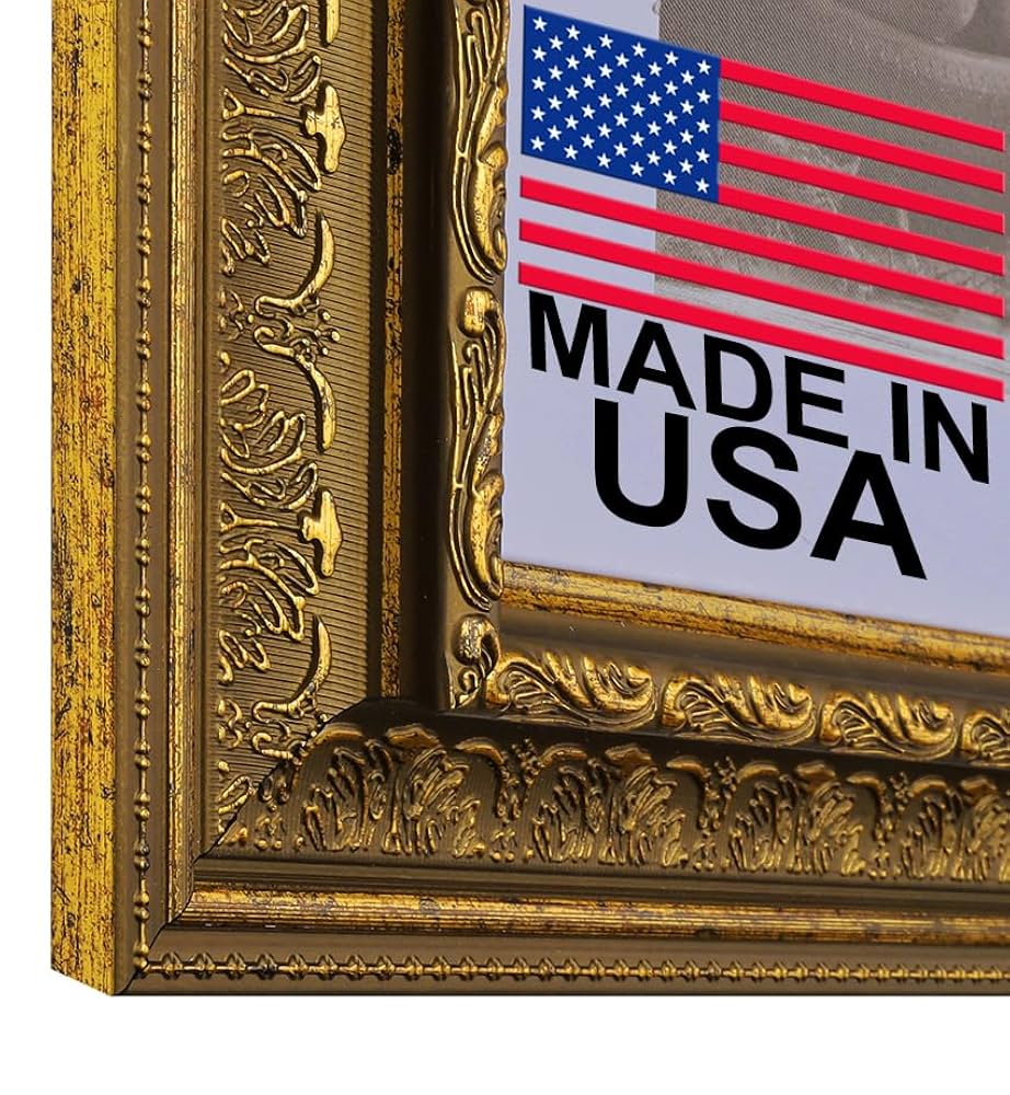 An application scenario or product detail of antique gold frame on wall 24x36 - Image 20