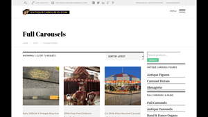 Antique Carousels - Unique Vintage Rides for Sale