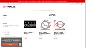 A'PEXi - Replacement Exhaust Gaskets