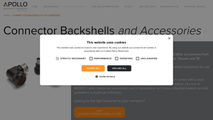 Apollo Aerospace - Connector Backshells & Accessories