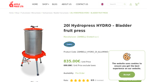 ZAMBELLI - 20l Hydropress HYDRO
