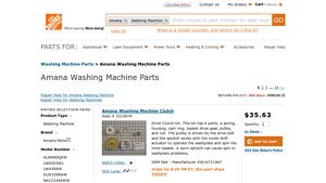 Amana - Washing Machine Parts