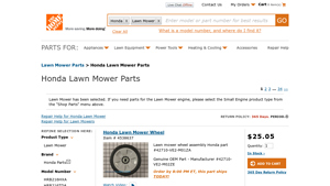 Honda - Lawn Mower Parts
