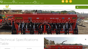Aqronaft - Pea Seeder Aggregate