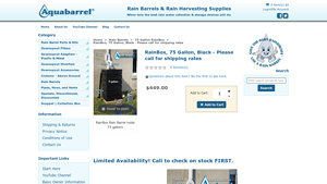 AquaBarrel - RainBox 75 Gallon Rain Barrel