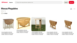 Pinterest - Folding Tables & Smart Furniture
