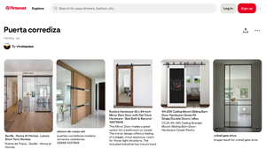 Pinterest - Sliding Door Designs