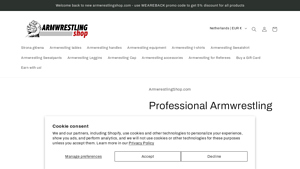 Armwrestling Shop - Professional Armwrestling Table