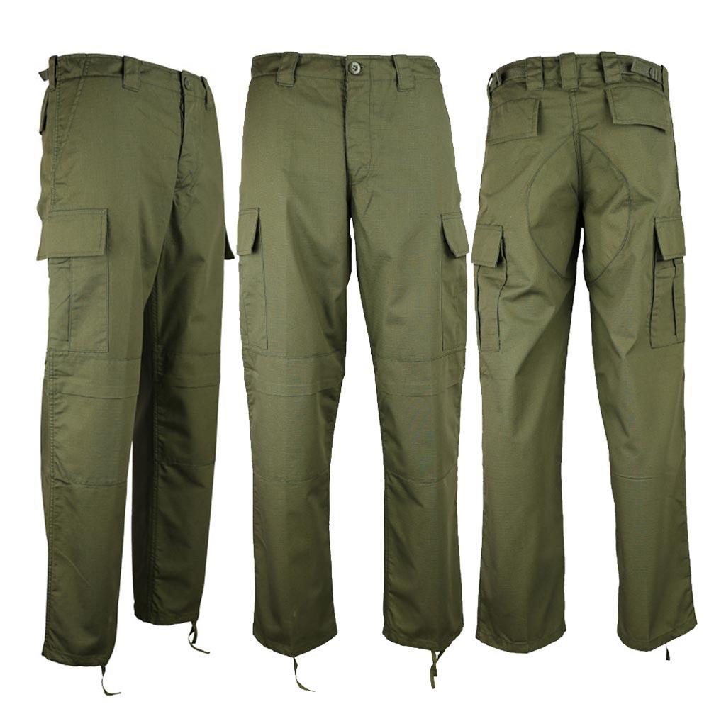 An application scenario or product detail of army green cargo pants - Image 3