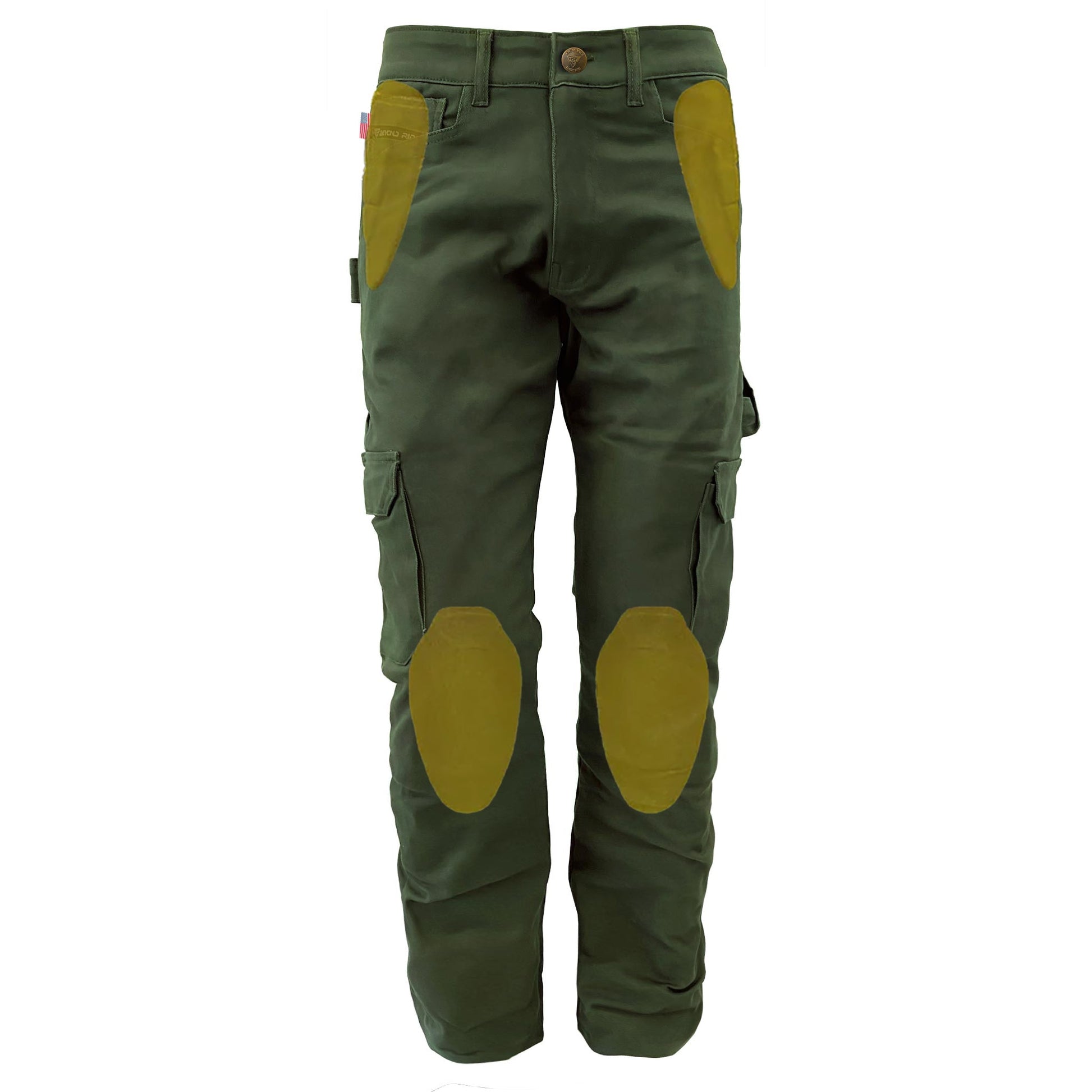 An application scenario or product detail of army green cargo pants - Image 4