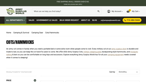 Army Surplus World - Military Cots