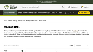 Army Surplus World - Military Berets