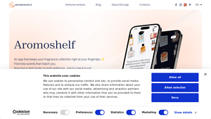 Aromoshelf - Virtual Perfume Collection Organizer