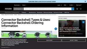 Arrow - Backshell Ordering Guide