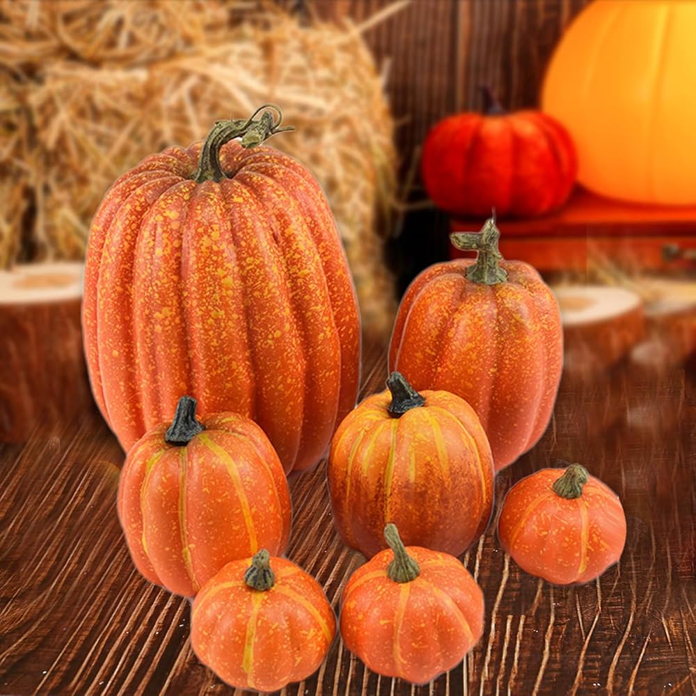An application scenario or product detail of artificial carvable pumpkins - Image 11