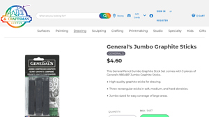 General's - Jumbo Graphite Sticks Set