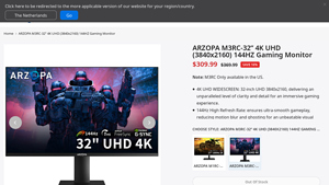 Arzopa - M3RC 32'' 4K Gaming Monitor