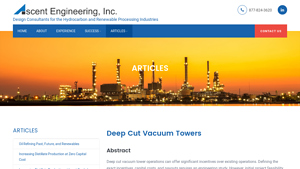 Ascent Engineering - Deep Cut Vacuum Towers