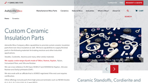 Asheville Mica - Custom Ceramic Insulation Parts