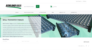 Ashland Conveyor - Ball Transfer Tables