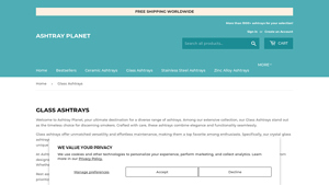 Ashtray Planet - Glass Ashtray Collection