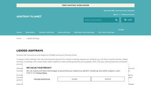 Ashtray Planet - Outdoor Ashtray for Patio