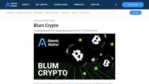 Screenshot of Blum Crypto - Atomic Wallet