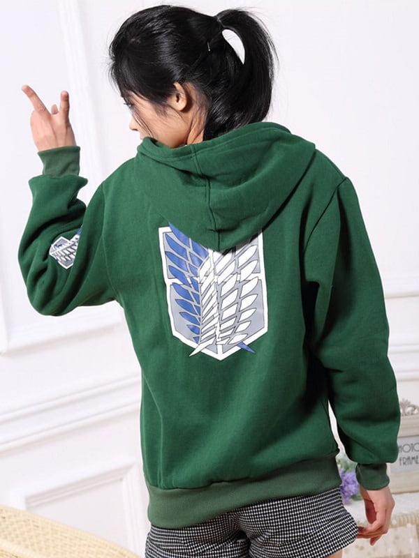 An application scenario or product detail of attack on titan hoodie - Image 19