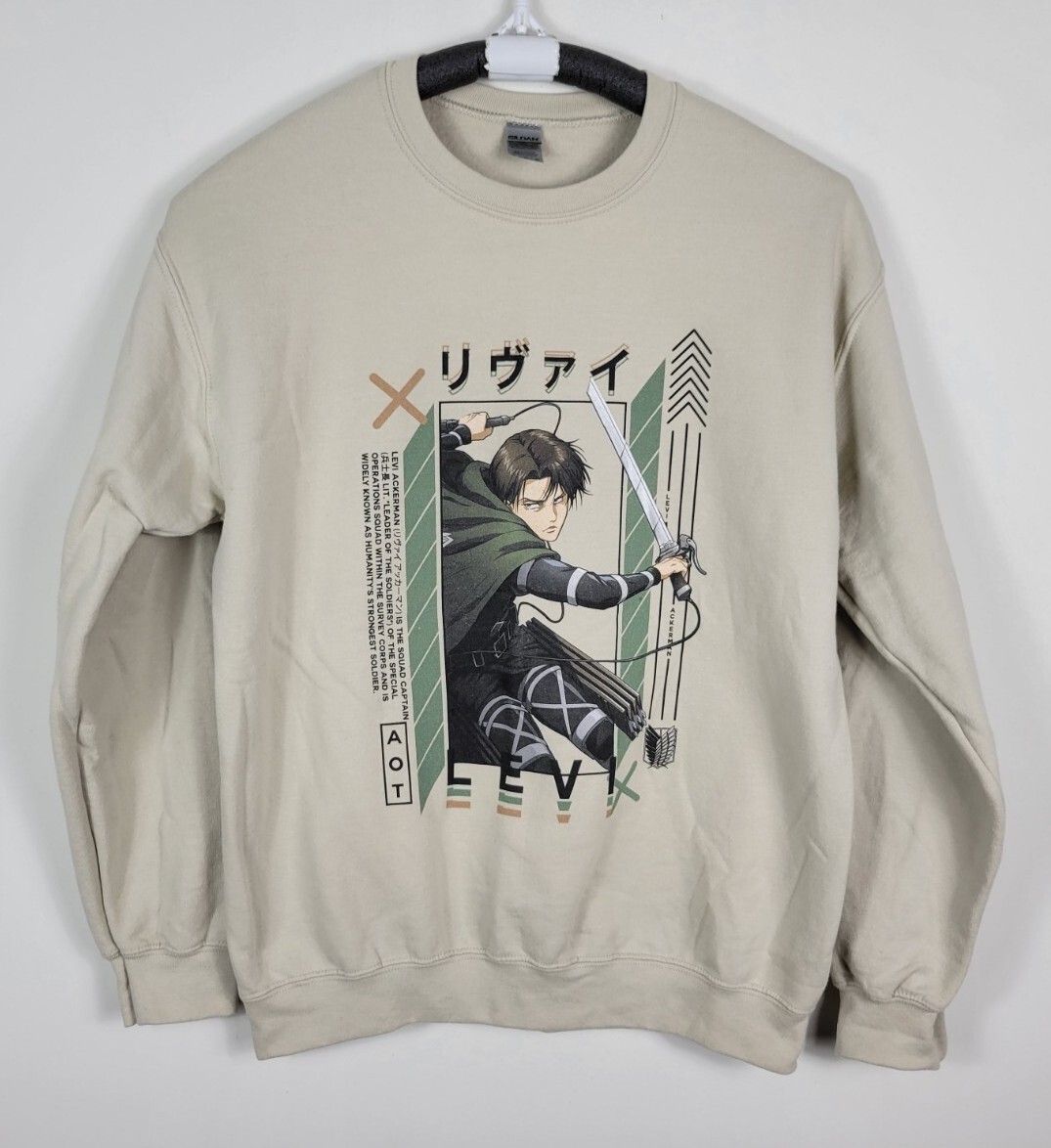 An application scenario or product detail of attack on titan sweatshirt - Image 1