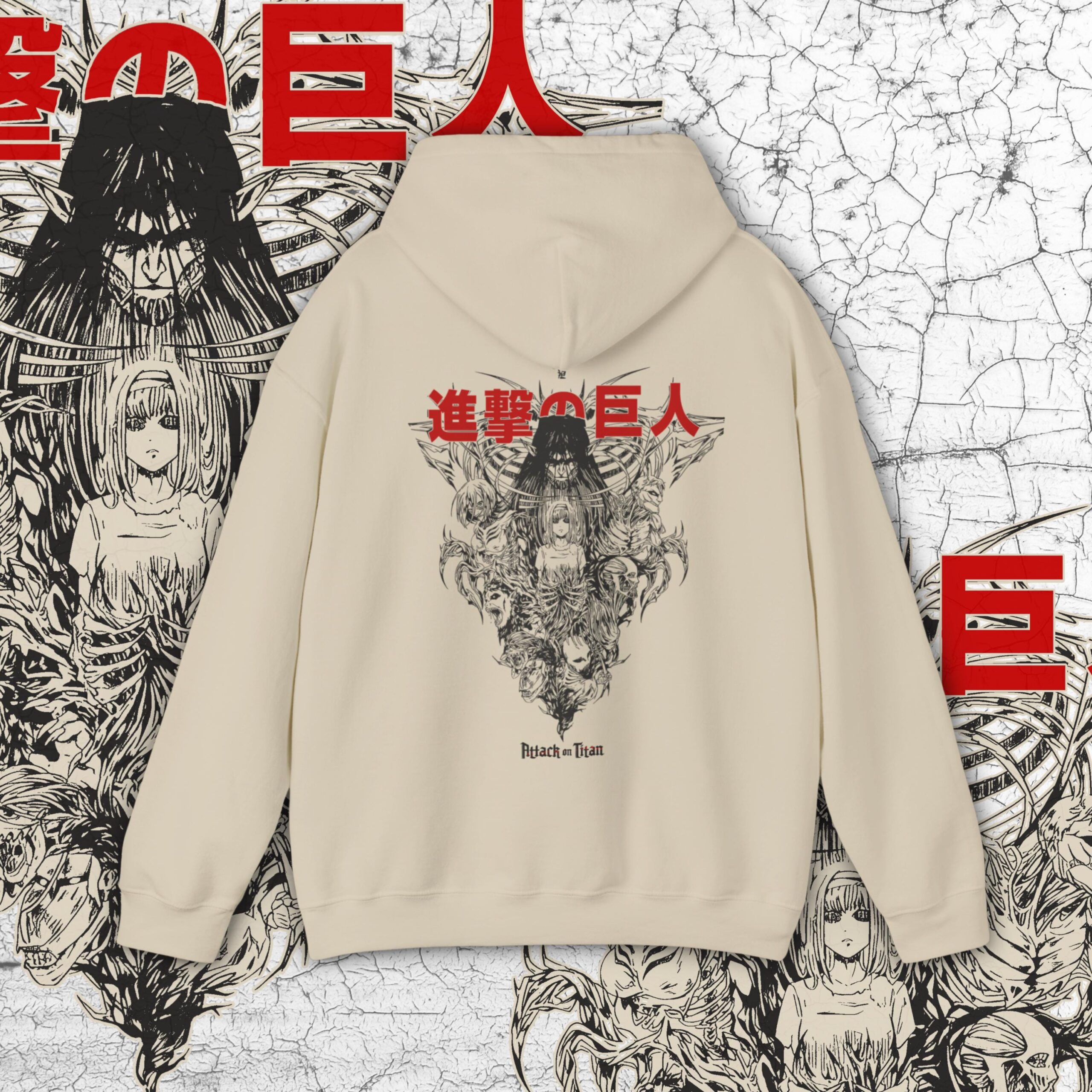 An application scenario or product detail of attack on titan sweatshirt - Image 9