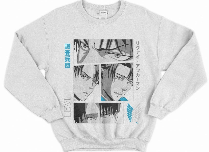 An application scenario or product detail of attack on titan sweatshirt - Image 11