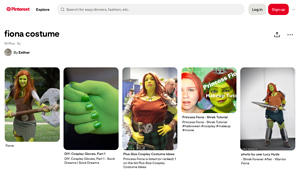 Pinterest - Fiona Costume Ideas