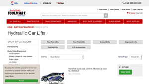 Auto Body Toolmart - Vehicle Lifts