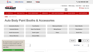 Auto Body Tool Mart - Paint Booths & Accessories