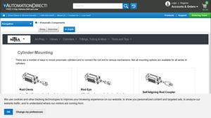 AutomationDirect - Pneumatic Cylinder Mounting Options